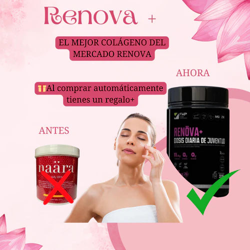 COLAGENO RENOVA + RESVERATROL PARA TU ETERNA JUVENTUD