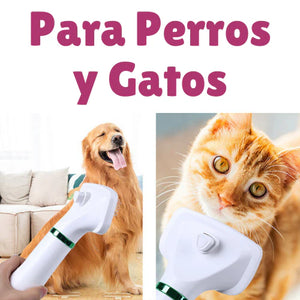 CEPILLO SECADOR 2 EN 1 PARA MASCOTAS