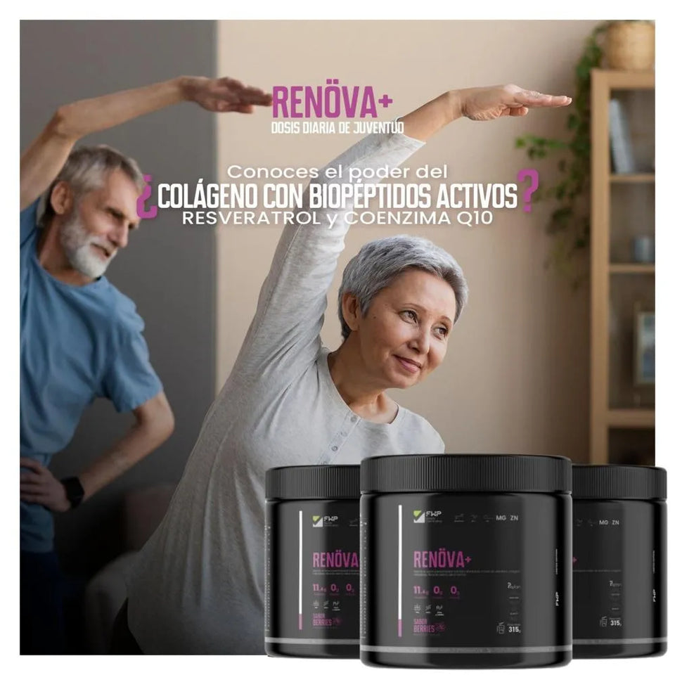 COLAGENO RENOVA + RESVERATROL PARA TU ETERNA JUVENTUD