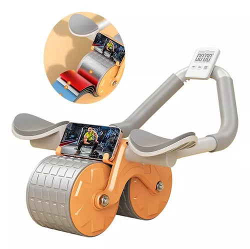AbsRoller™ - Rueda Abdominal con Rebote Automático y Soporte para Codo