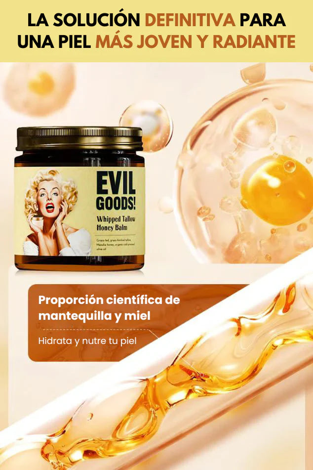 Bálsamo de Miel y sebo de Res 100 % Orgánico EVIL GOODS® / ENVIO GRATIS
