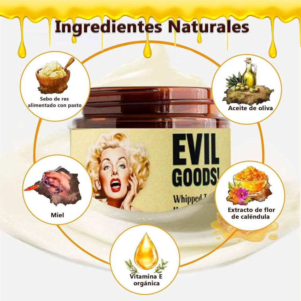 Bálsamo de Miel y sebo de Res 100 % Orgánico EVIL GOODS® / ENVIO GRATIS